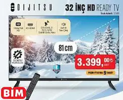 DİJİTSU 32 İNÇ HD READY TV/TELEVİZYON